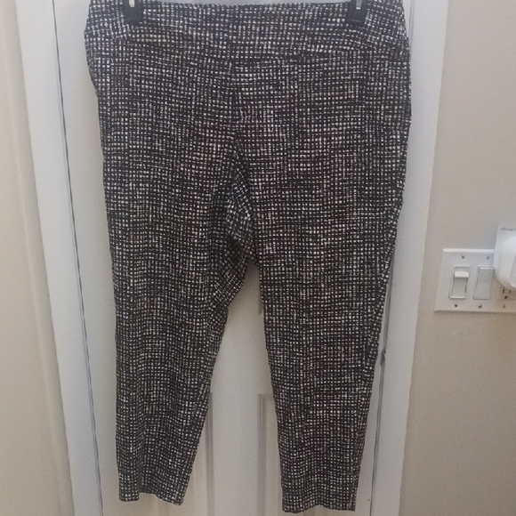 NIC+ZOE Pants - NIC+ZOE Black and Brown Textured Pants